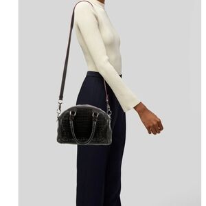 Christian Loubotin Panettone Studded Satchel Bag